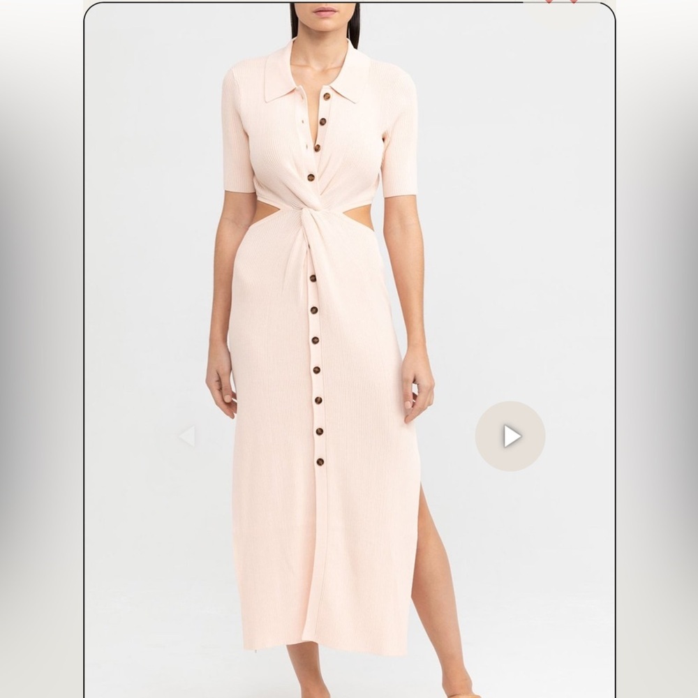 Significant Other Delta Knit Dress in Apricot size 6 - Picture 11 of 11